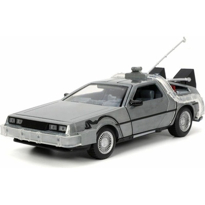 Jada Toys Back to the Future II Hollywood Rides Diecast Model DeLorean Time Machine 1:24