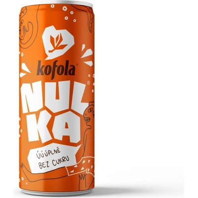 Kofola Nulka nealkoholický nápoj bez cukru 24 x 0,33 l