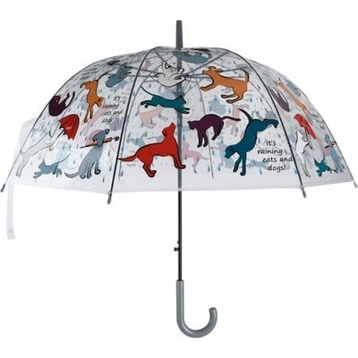 Esschert design cats & dogs deštník průhledný