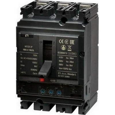 ETI NBS-E 100/3L 100A 3P 004673041