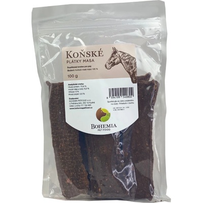 Bohemia Pet Food BOHEMIA Koňské plátky 100 g