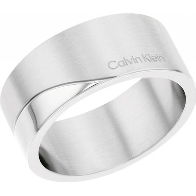 Calvin Klein oceľový prsteň Minimal Circular 35000198