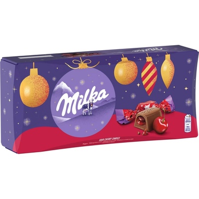 Milka Salonky s kakaovo-višňovou náplní 255 g