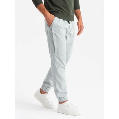 Ombre pánské tepláky OM-PAJO-0202 LIGHT GREY