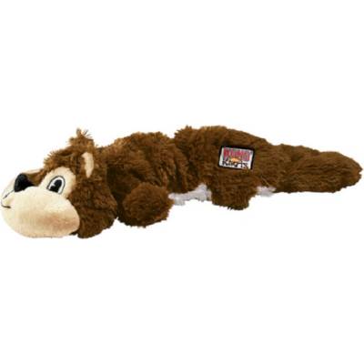 Kong Dog Scrunch Knots Veverička s pískatkom polyester M L