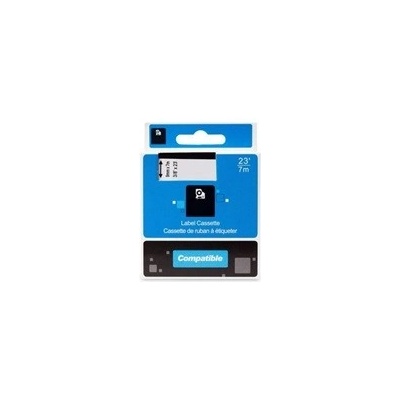 DYMO 40920, 9mm x 7m, bílý tisk / průhledný podklad, D1 PLTD56