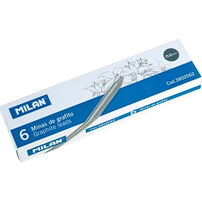 Milan Grafitové tuhy MILAN B / 5.2 mm do versatilky 6 ks 450770