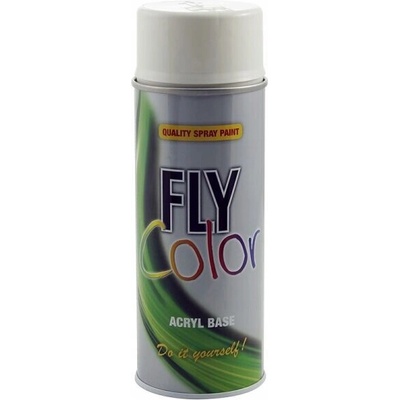 Fly Color akrylový lak v spreji 400 ml RAL 9010 čistá biela lesklá