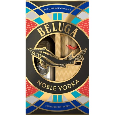 Beluga Noble 40% 0,7 l (dárkové balení 1 sklenice)