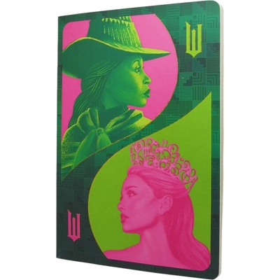 Paperblanks zošit Pink Goes Good with Green A4 bodkovaný