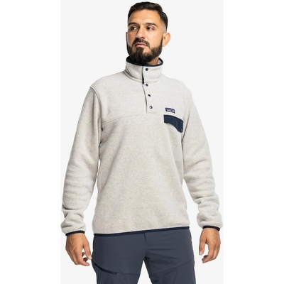 Patagonia Lightweight Synch Snap-T Pullover oatmeal heather/new navy