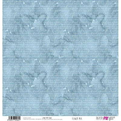 Scrapbookový papír KVĚTINOVÝ MIX - Scrap paper FLOWER MIX