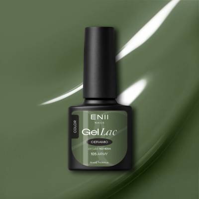 Enii Nails Gel lak Ceramic 105 Army 10 ml