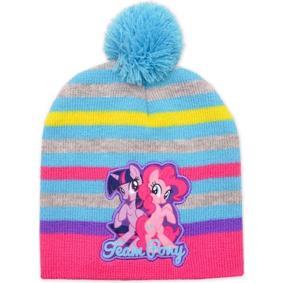 EplusM Dívčí čepice s bambulí My Little Pony růžová