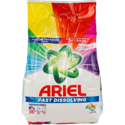 Ariel Fast Dissolving Color prací prášek na barevné prádlo 36 PD 1,98 kg