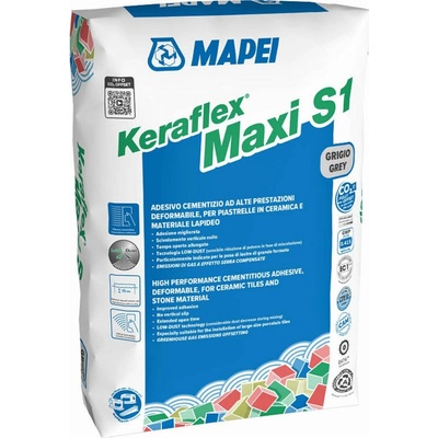 MAPEI KERAFLEX MAXI S1 DUST FREE Cementové lepidlo 25 kg šedé