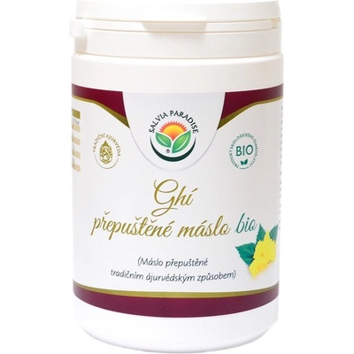 Salvia Paradise Ghí přepuštěné Máslo Bio 1 l