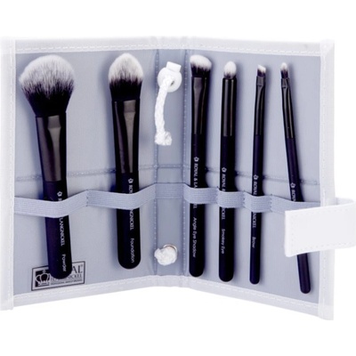 Royal & Langnickel Moda Total Face sada štětců černá 6 ks