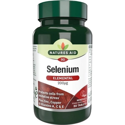 Natures Aid Selen 200 mcg 90 tablet
