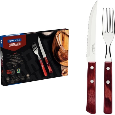 Tramontina BBQ príborový set Jumbo 12 ks DYNAMIC