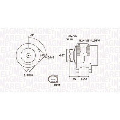 Generátor MAGNETI MARELLI 063731675010