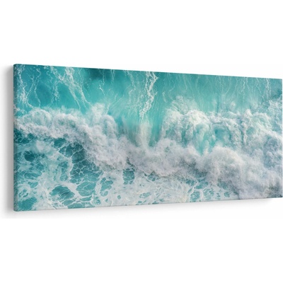Obraz - Pohľad na vlny oceánu, jednodielne 200x100 cm