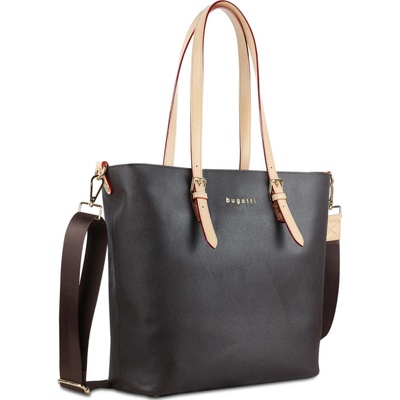Dámska kabelka Bugatti ELLA Shopper L - tmavo hnedá 18 L