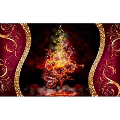 Preinterier FT3614 Fototapeta na stenu Ohnivý kvet vlies 104cm x 70cm