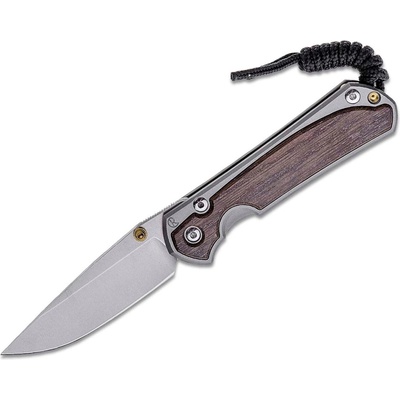 Chris Reeve Small Sebenza 31 Inlay Bog Oak Glass Blasted MagnaCut
