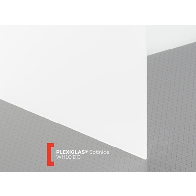 Röhm Pískované Plexiglas Satinice 20 mm WH10 DC snow 1500 x 2000 mm opál 1 ks