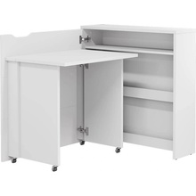 Lenart Rozkladací ľavý Work Concept Slim Biela alpská / biela vo vysokom lesku CW-02L