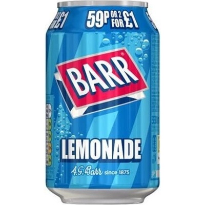 Barr sycený nápoj s příchutí citronu 330 ml