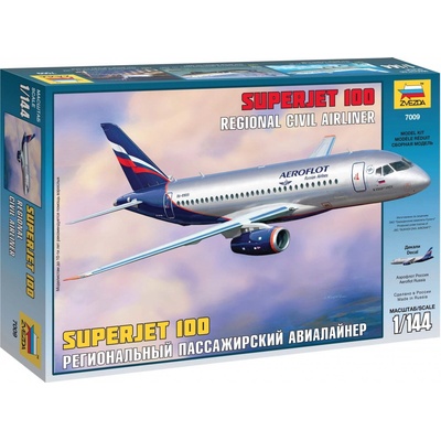 Zvezda Model Kit Suchoj Superjet 100 7009 1:144