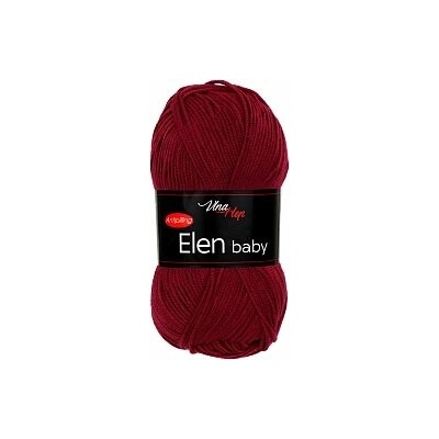 Vlna-hep Příze Elen baby 41136 bordo