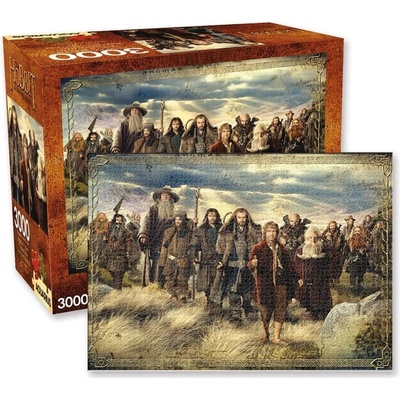 Jigsaw The Hobbit An Unexpected Journey Map 3000 dílků