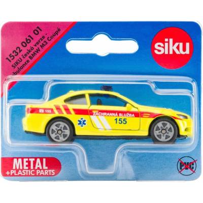 SIKU Blister Ambulancia BMW M3 Coupé česká verzia 1:50