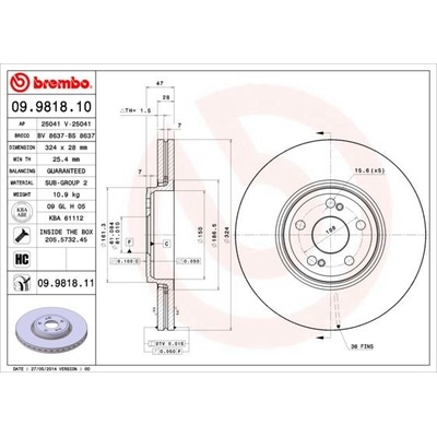 Brzdový kotouč BREMBO 09.6727.34 – Hledejceny.cz