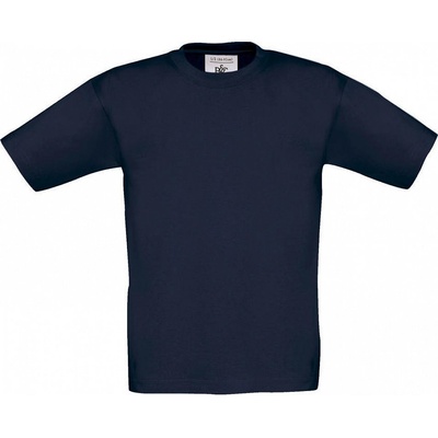 B&C detské tričko Exact 150/kids T-Shirt tmavo modrá