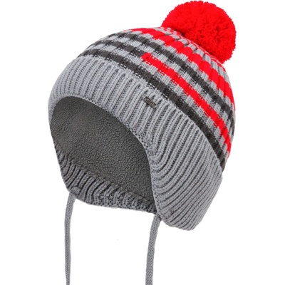 Marhatter chlapecká pletená čepice 9364 tmavě šedá