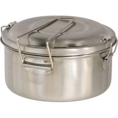 Esschert Design Box na svačinu STEEL LUNCH BOX CAMPING, 25x16x9cm