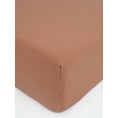 MKLozkoviny.sk Jersey plachta Classic terakota 70x140