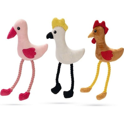 Beeztees Hračky pro psy plyšová pískací Flami 39 cm