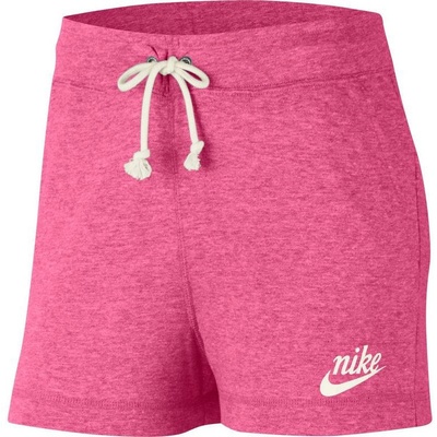 Nike dámské šortky Gym Vintage Short Pink růžová