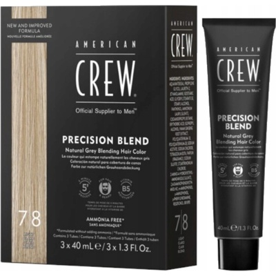 American Crew Precision Blend Light 7-8 světlá 3 x 40 ml