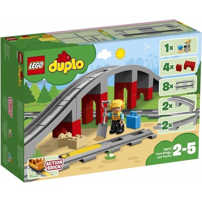 LEGO® DUPLO® 10872 Doplňky k vláčku most a koleje