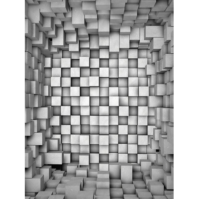 Preinterier Fototapeta panel - PL0486 - 3D kocky vlies - 206cm x 275cm