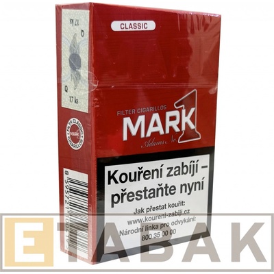 Mark Adams No.1 Filter Cigarillos Classic 17 ks