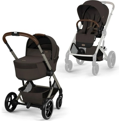 Cybex Balios S Lux incl. Foldable Cot Gold Chocolate Brown 2026