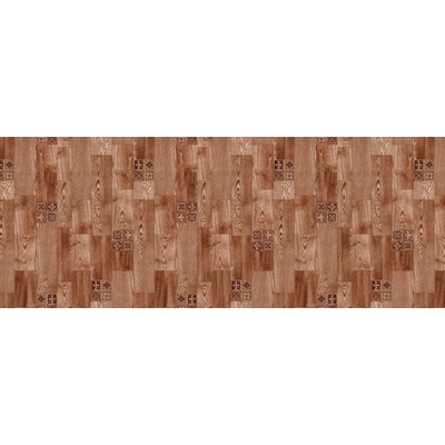 Sanem Plastik 1634 PVC ubrus Florista dřevo a mozaika role Barva: hnědá role 20 m 140cm x2000cm