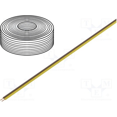 Donau 225-380-25 LiYz 2x0,25mm² hnědá,žlutá 25 m